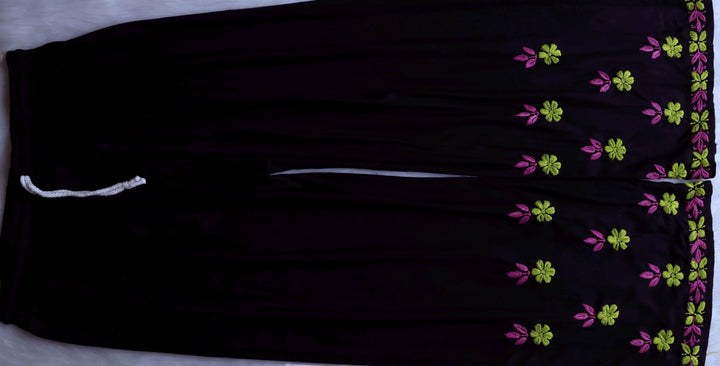 Gulbahaar Black & Lavender Rayon Kurta Set