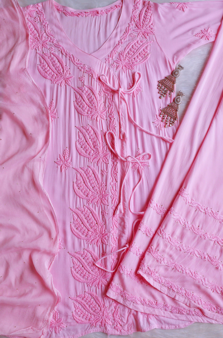 Hayaa Baby Pink Pure Modal 3 Piece Set