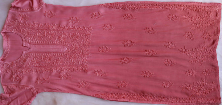 Aayat Rose Brown Rayon Kurta Pant set