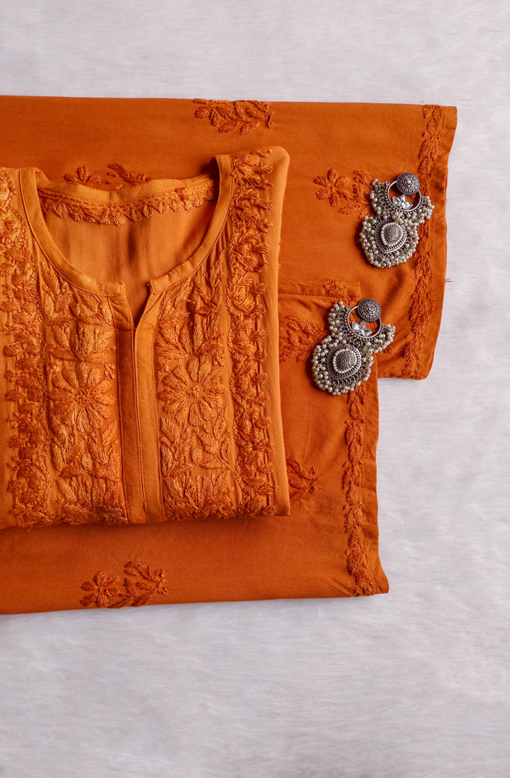Amirah Golden Brown 2 piece Rayon set