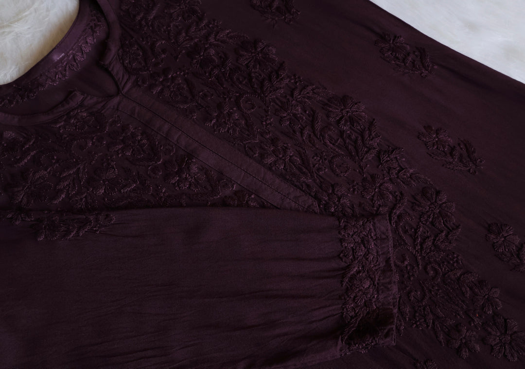 Farhaa Smoky Grey 2 piece Rayon set