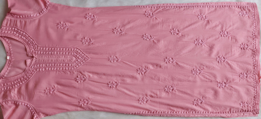 Saleha Mauve Pink Cotton Kurta