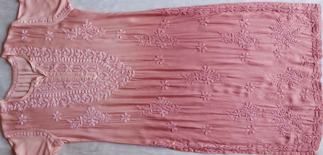 Mahnoor Rosewood Modal Silk Kurta Set