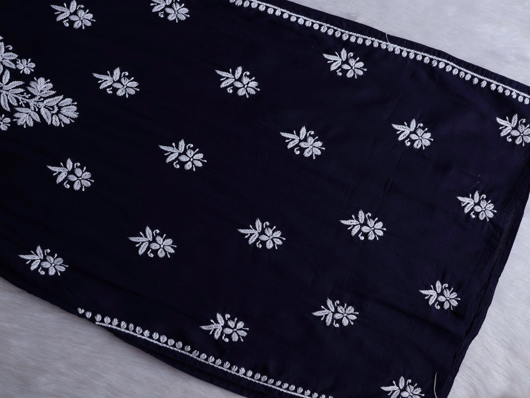 Waliya Navy Blue Cotton Kurta