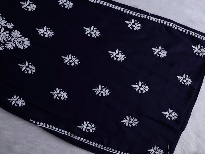 Waliya Navy Blue Cotton Kurta