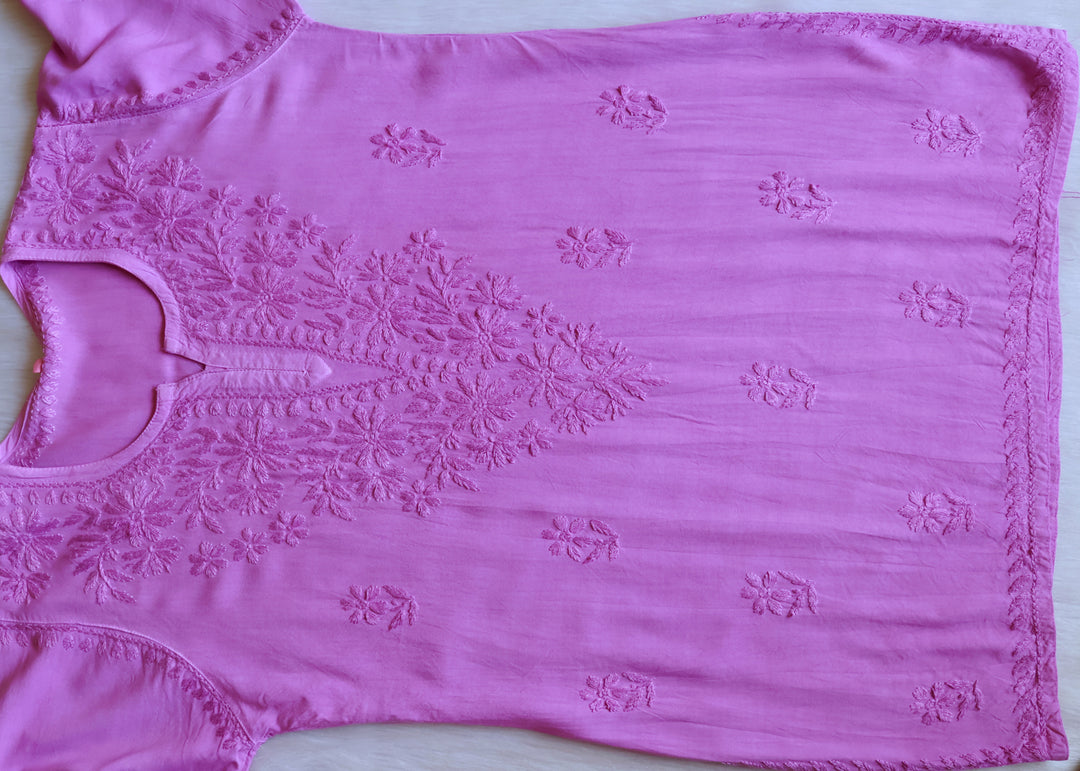 Aliyah Lavender Short Rayon Kurta