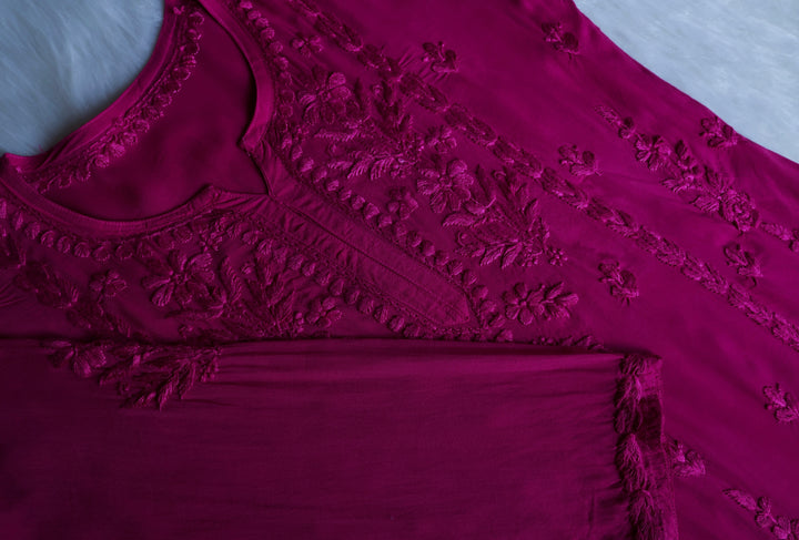 Mehreen Deep Plum Modal short top