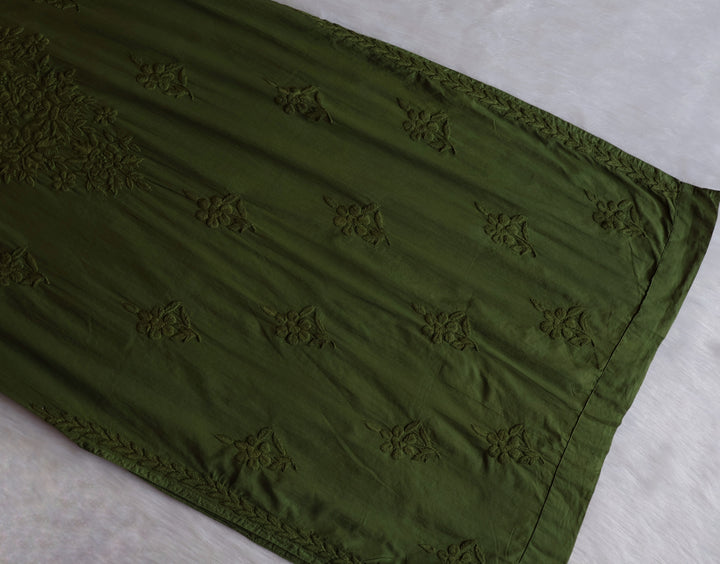 Aayat Olive Green Cotton Kurta