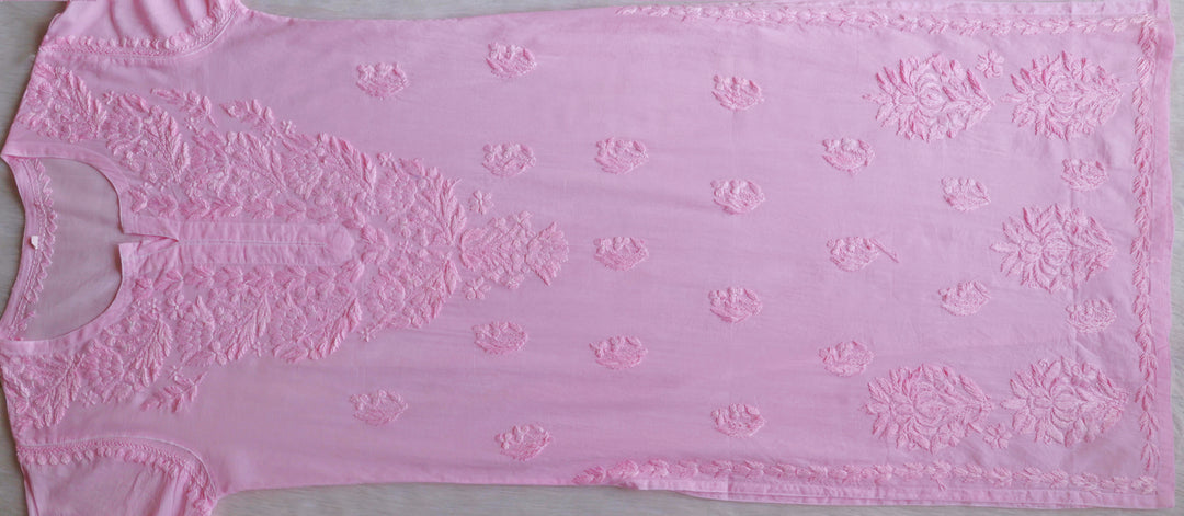 Mariam Baby Pink Pure Cotton Kurta