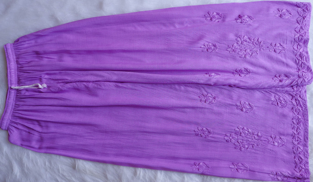Azel Lavender 2 piece Rayon set