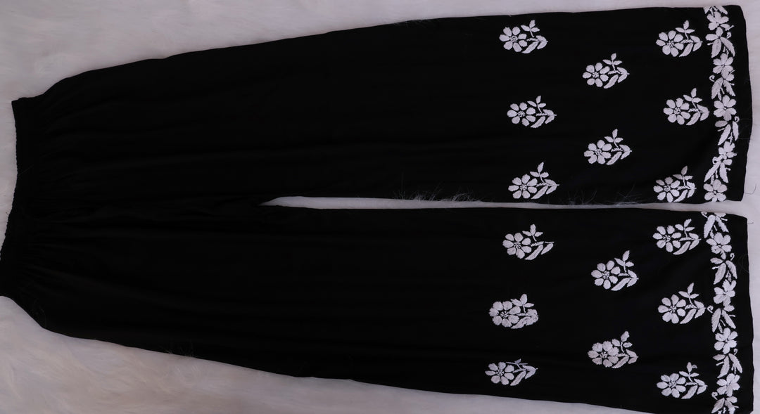 Ayesha Black Rayon Kurta Pant set