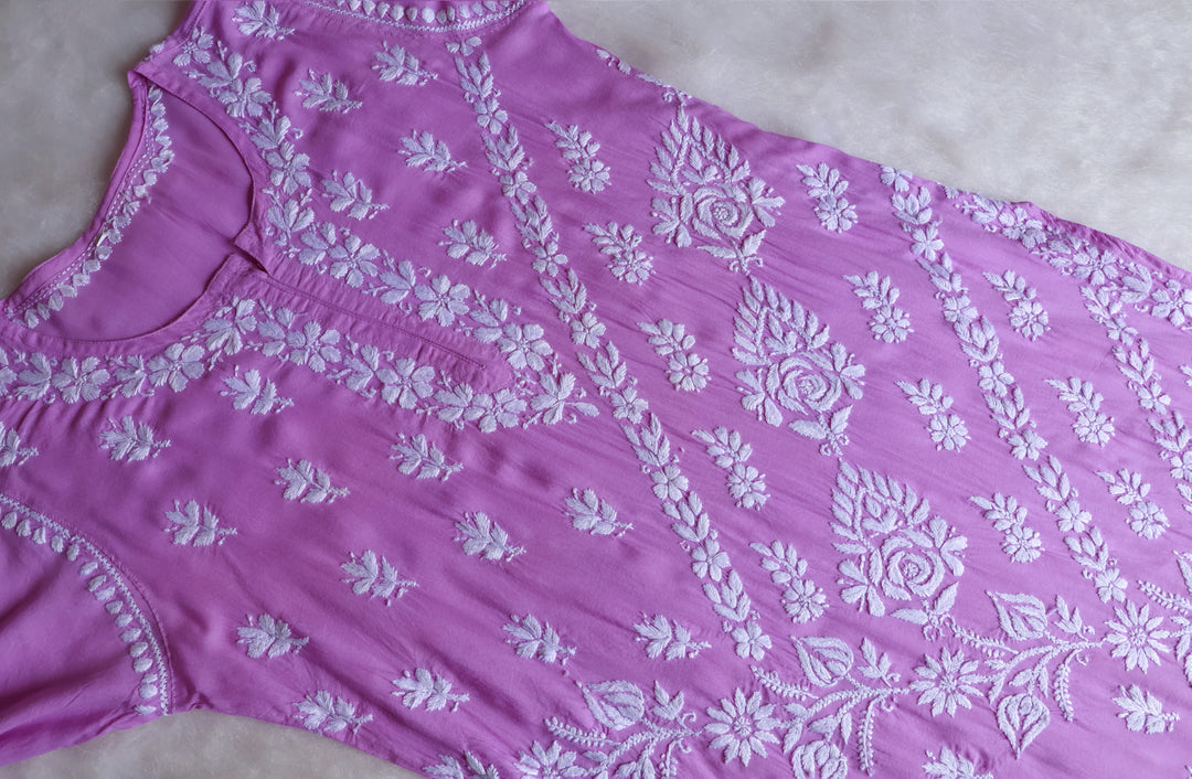 Mahnoor Lavender Pure Modal set