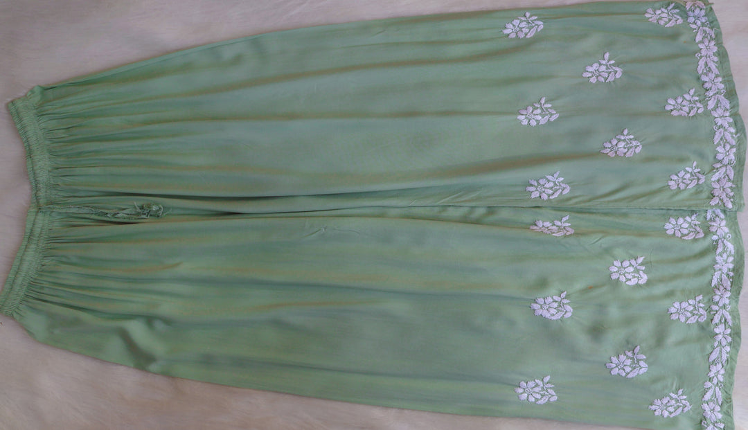 Ayesha Sage Green Rayon Kurta Pant set