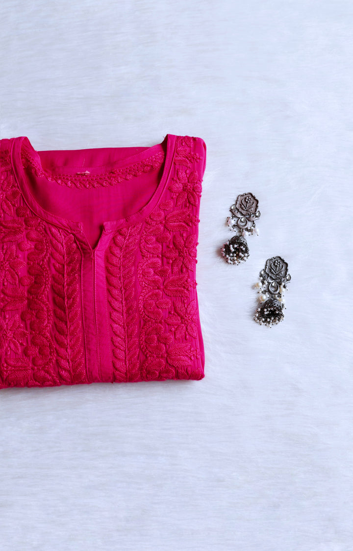 Sarah Deep Pink Modal short top