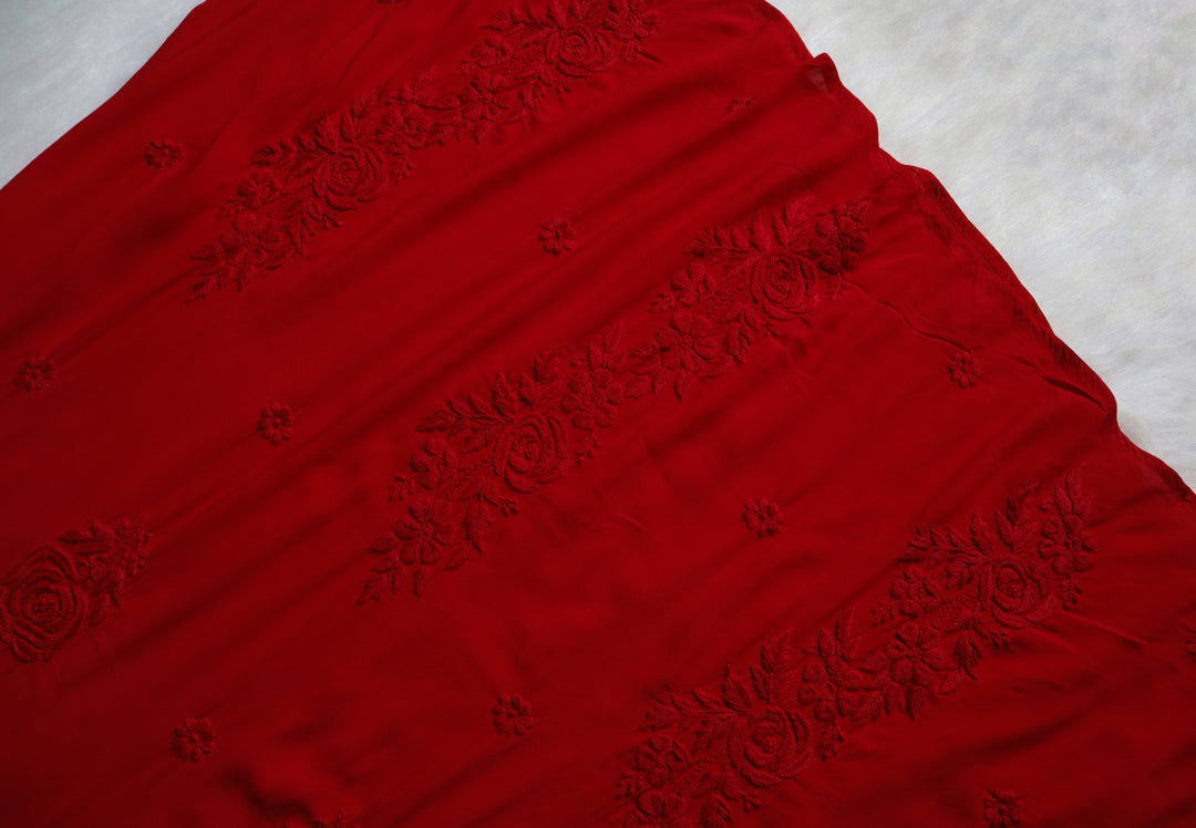 Gul Red Premium Modal Flared Anarkali