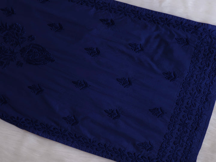 Anahira Royal Blue Cotton Kurta