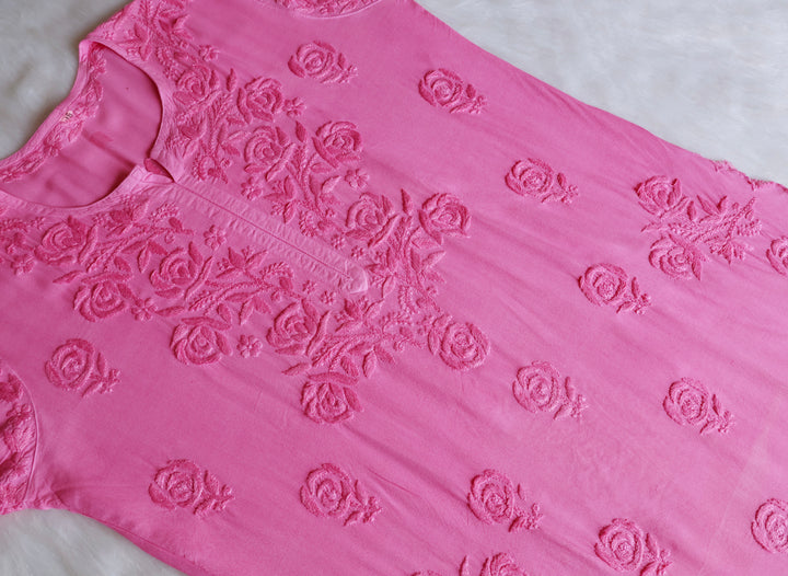 Gul Baby Pink Scalloped Rayon set