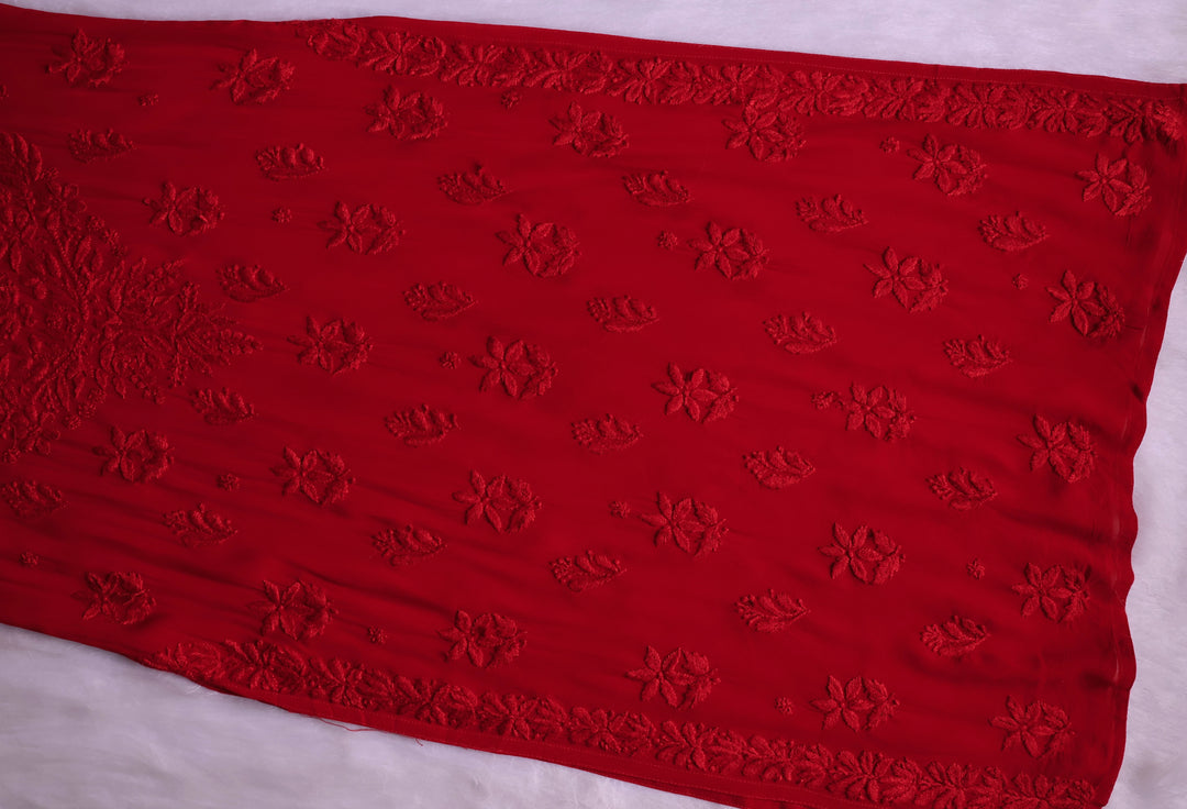 Zimra Red Viscose 3 Piece Set