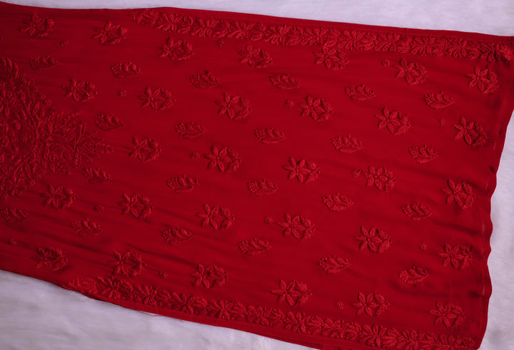 Zimra Red Viscose 3 Piece Set