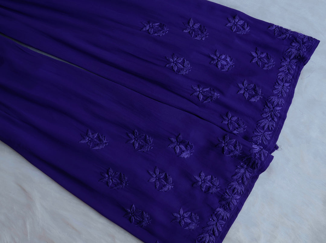 Zimra Deep Purple Viscose 3 Piece Set