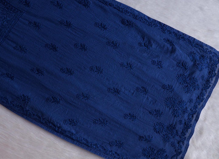 Renisa Royal Blue Soft Kota Kurta
