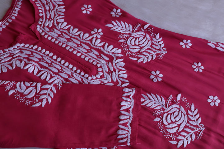 Anaisha Mauve Pink Silk Crepe Kurta set