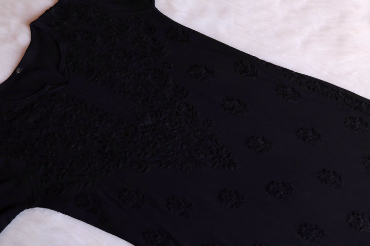 Iqra Black 2 piece Rayon set