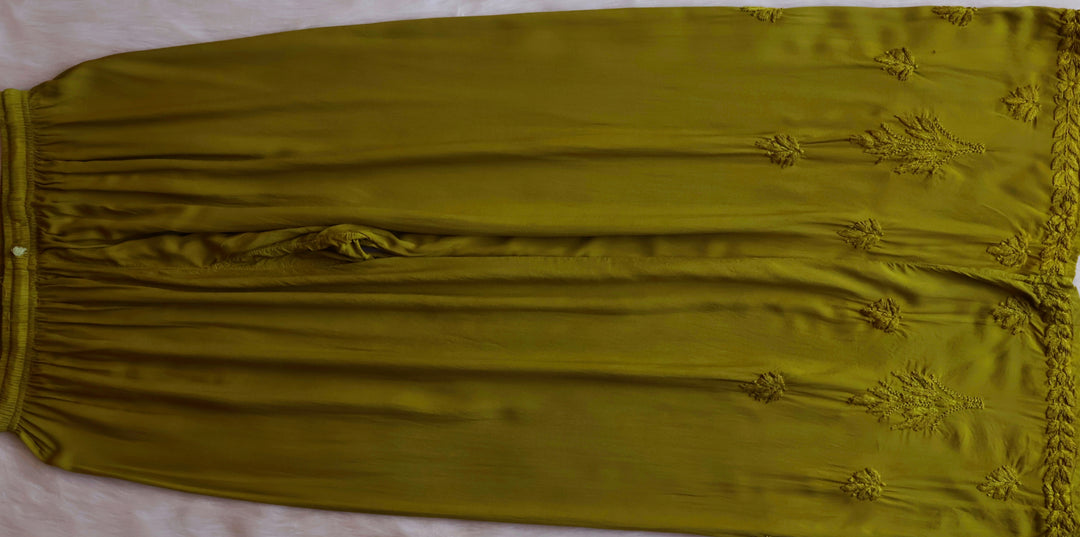 Duaa Olive Green Modal Ombre Kurta Pant set