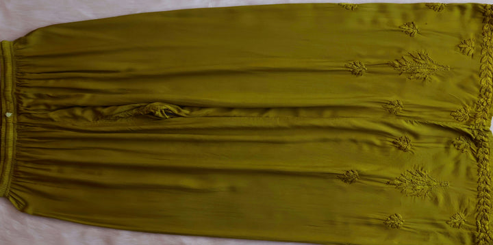 Duaa Olive Green Modal Ombre Kurta Pant set