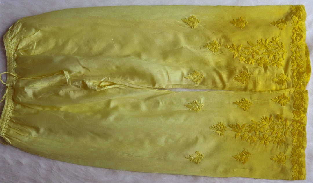 Adah Mustard Pure Chanderi set