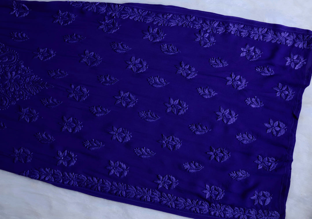 Zimra Royal Blue Viscose 3 Piece Set