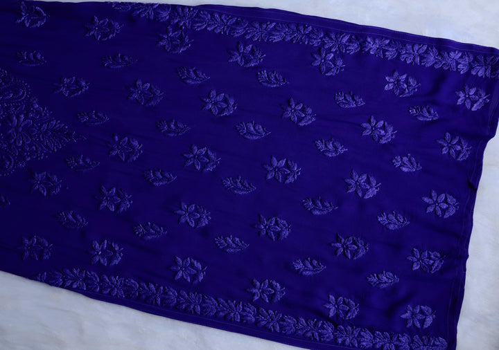 Zimra Royal Blue Viscose 3 Piece Set
