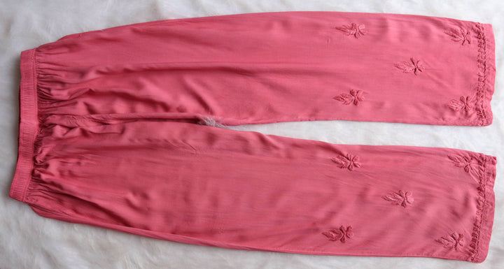 Haania Rose Brown Noodle Strap 3 Piece Kurta set