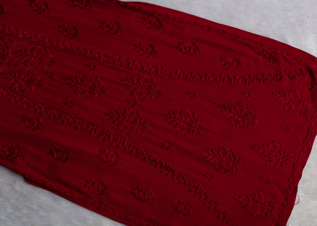 Amirah Maroon 2 piece Rayon set