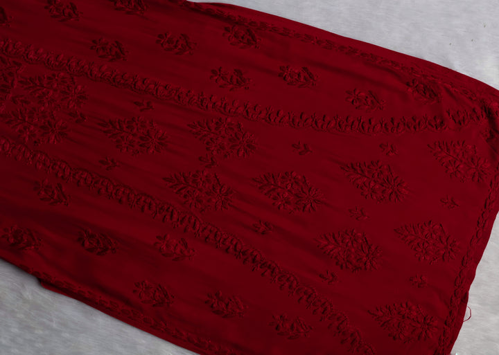 Amirah Maroon 2 piece Rayon set