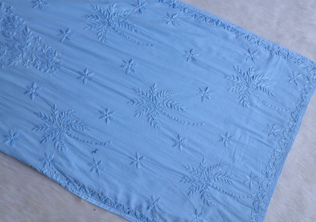 Zaira Ice Blue Pure Cotton Kurta
