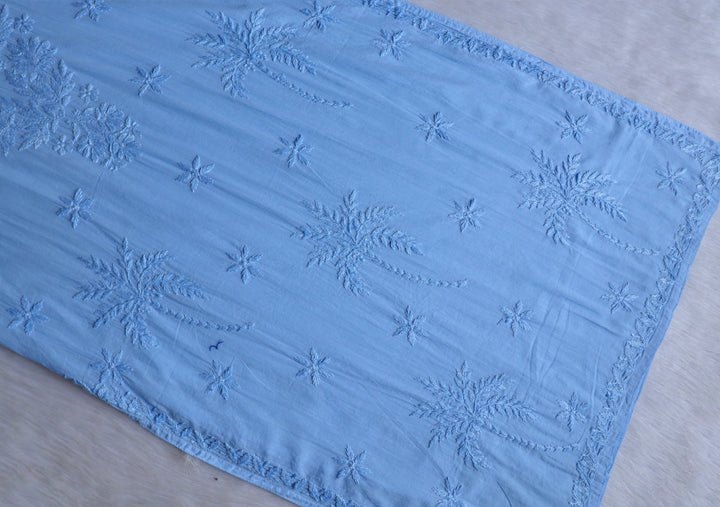 Zaira Ice Blue Pure Cotton Kurta