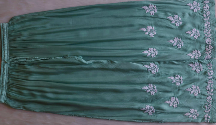 Mahnoor Sage Green Modal Silk Kurta Set