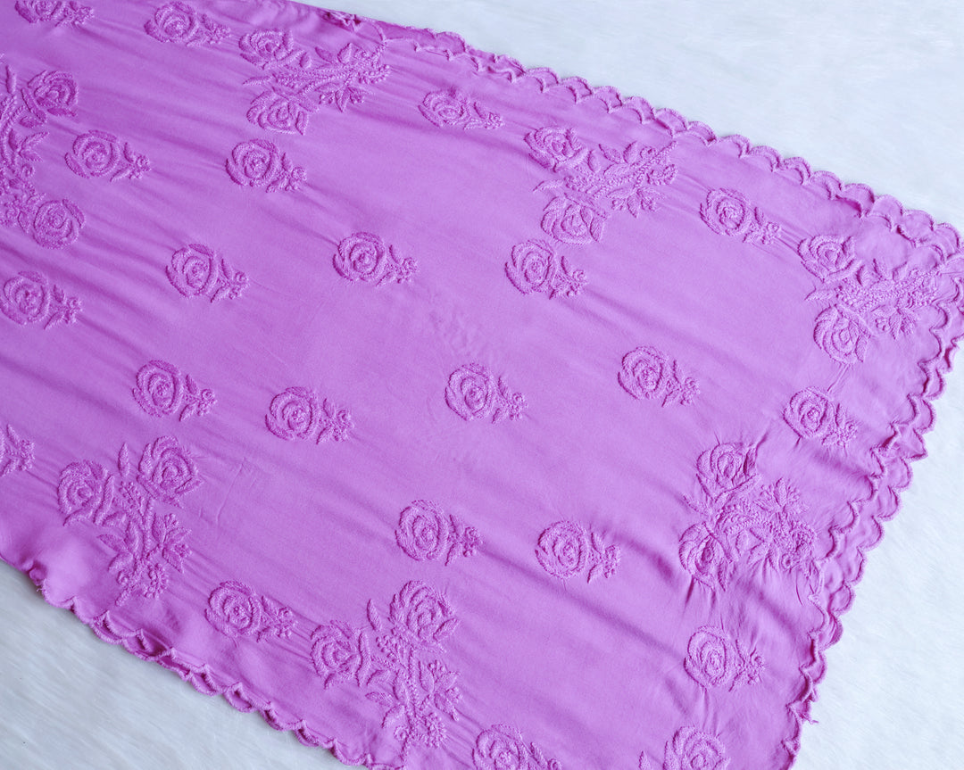 Gul Lavender Scalloped Rayon set