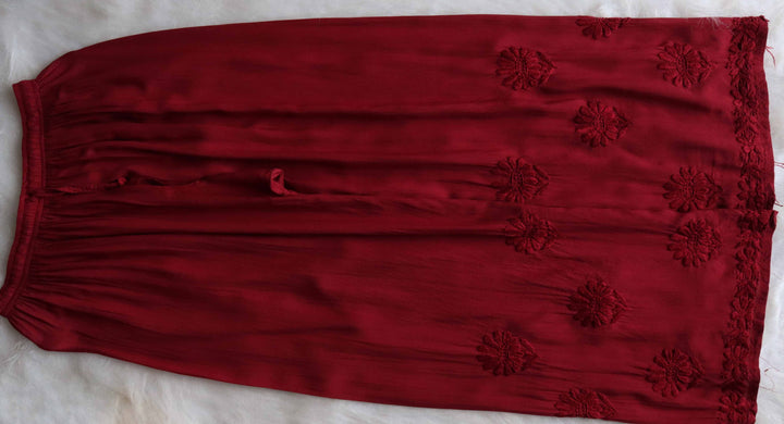 Duaa Maroon Modal Kurta Pant set