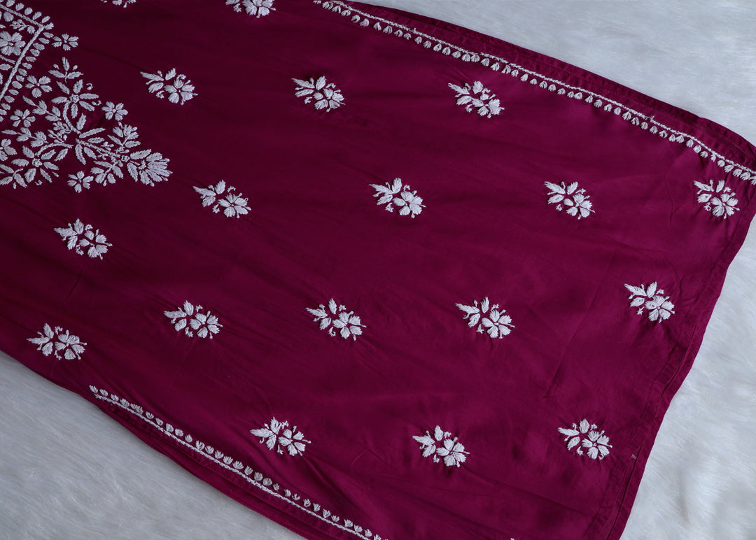 Waliya Mulberry Purple Cotton Kurta