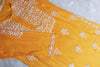 Fiza Mustard Yellow Rayon Kurta Palazzo set