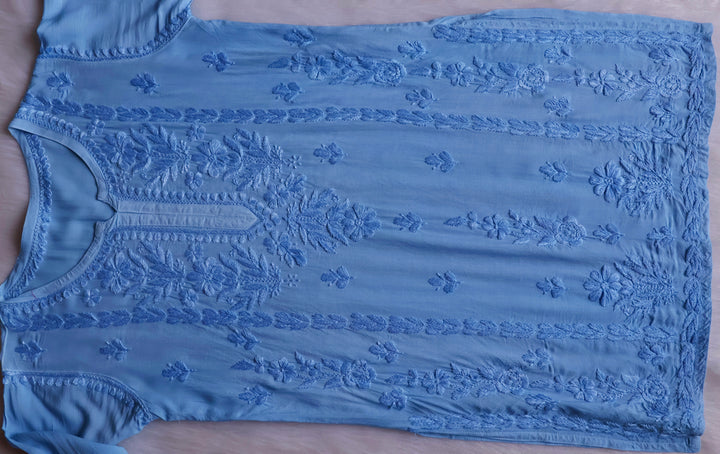 Mehreen Ice Blue Modal short top