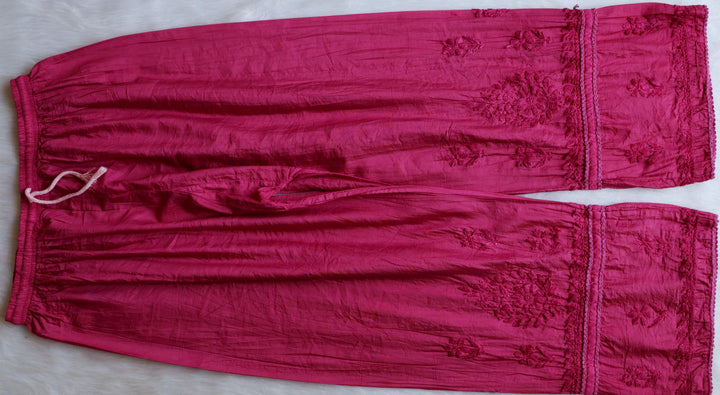Ruhaab Deep Pink Pure Chanderi set