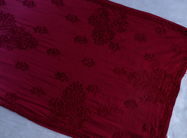 Dilnoor Plum Chanderi Ombre Kurta