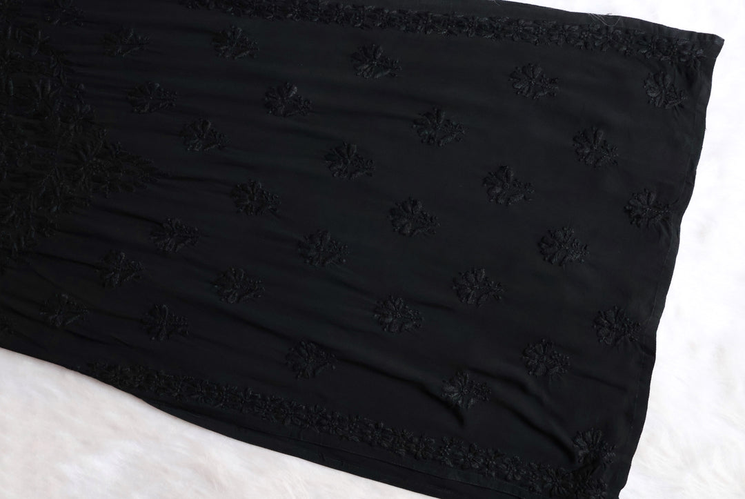 Nazakat Black 2 piece Rayon set