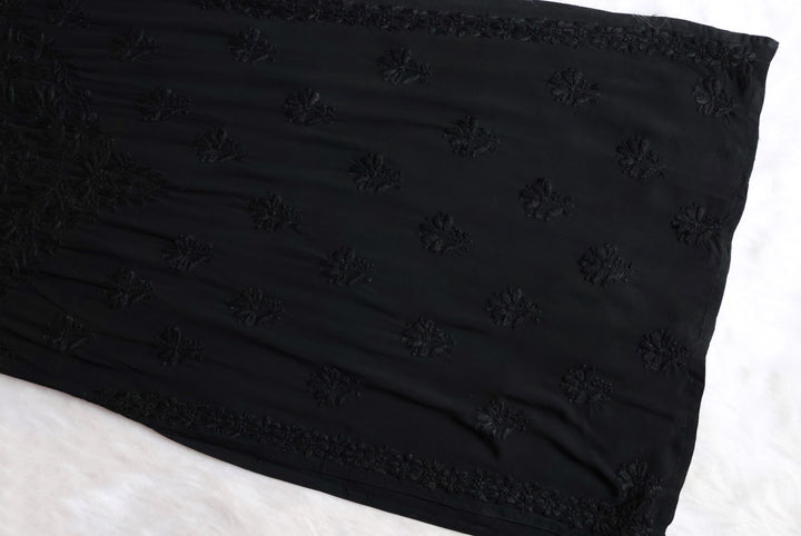 Nazakat Black 2 piece Rayon set