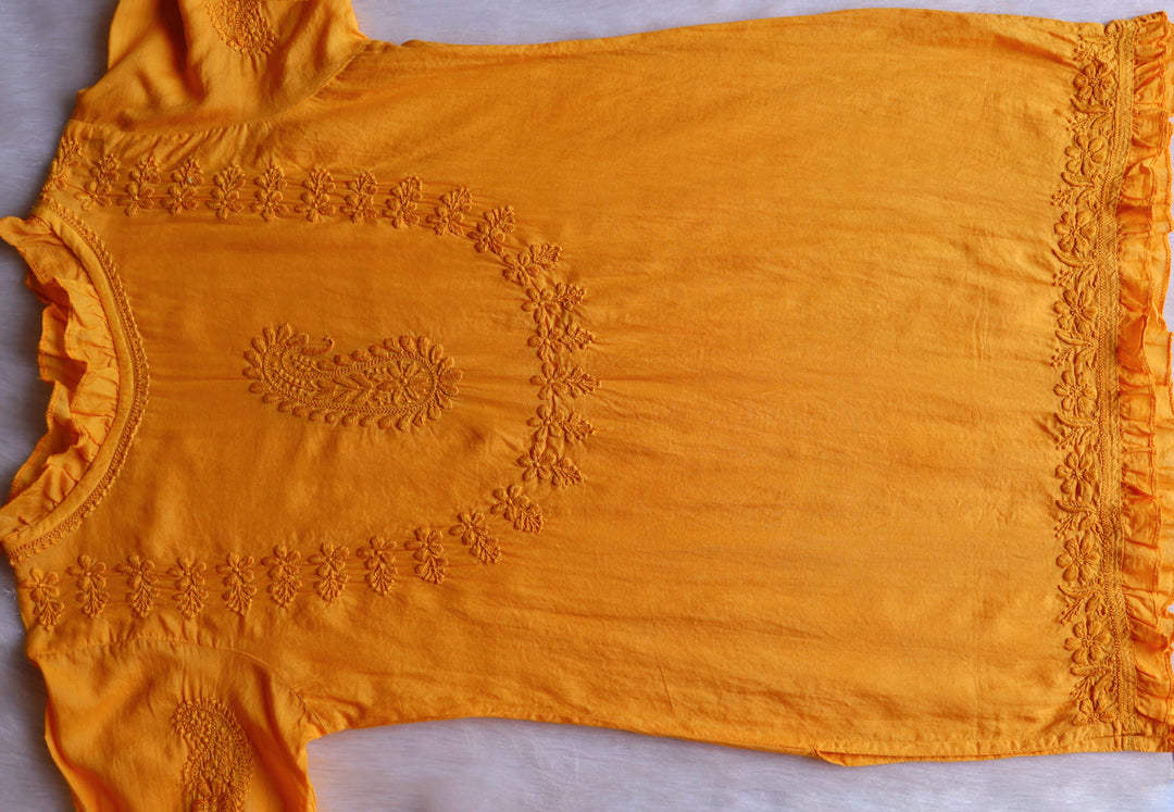 Zamda Afghani Mustard Pure Modal Set