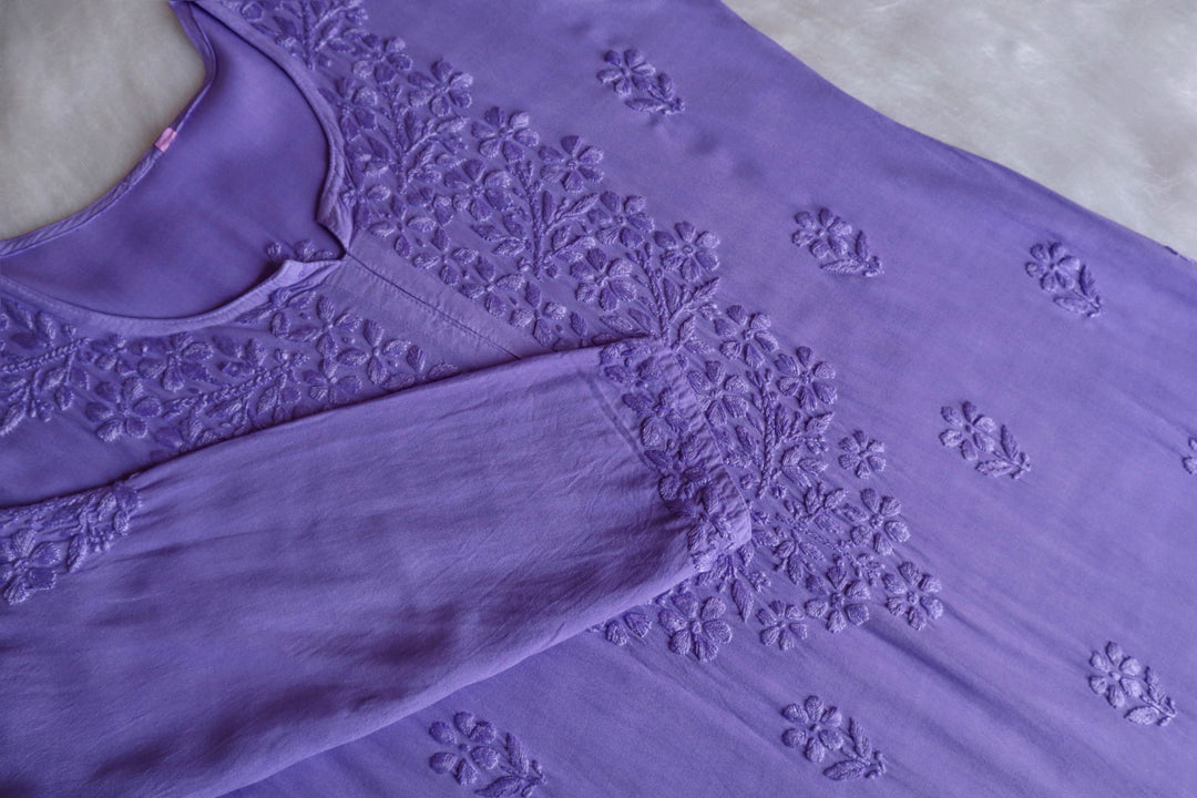 Azel Lilac 2 piece Rayon set