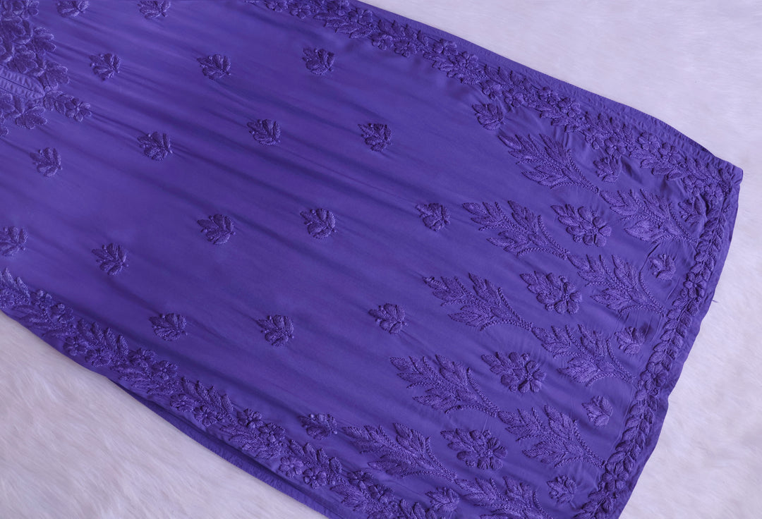 Duaa Dusty Purple Modal Ombre Kurta Pant set